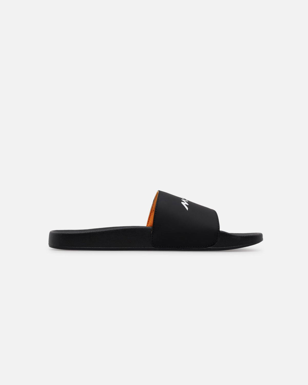 Casual Comfort Slides - Black/Orange