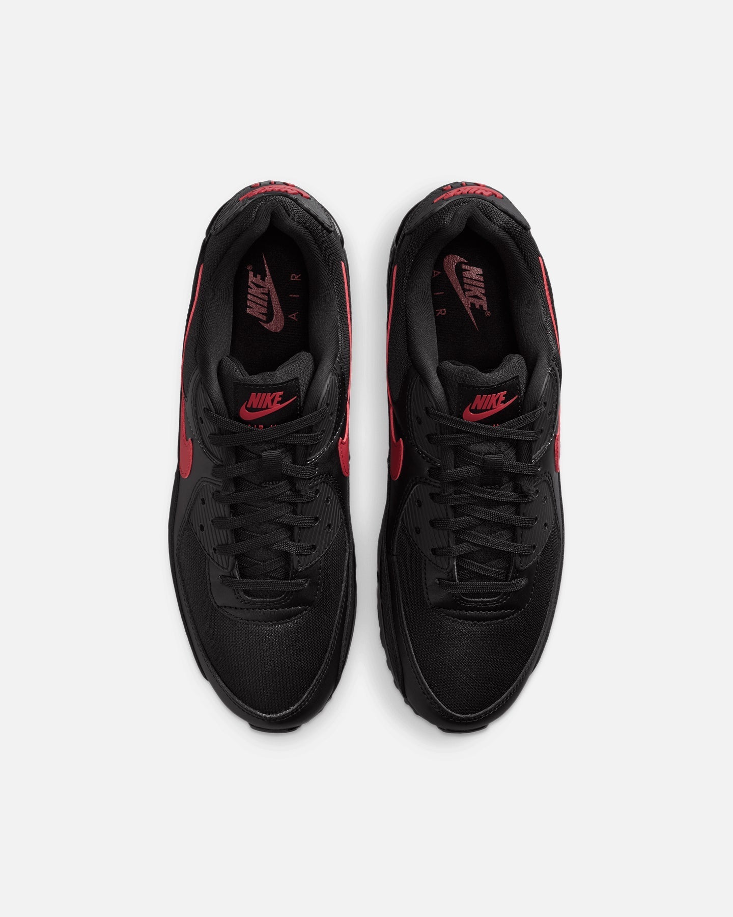Low-Cut Athletic Shoe - Black/Red