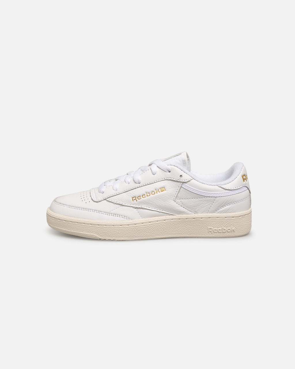 Classic White Low-Top Leather Casual Sneakers