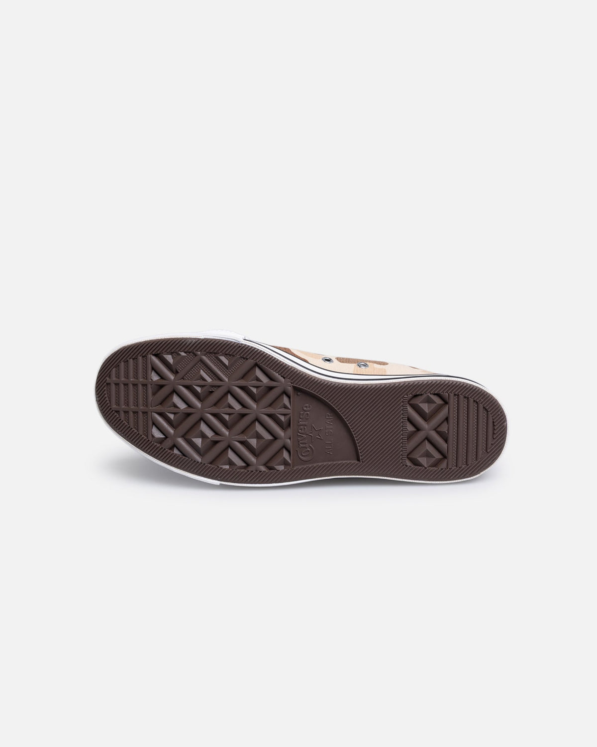 Brown Camo High-Cut Canvas Casual Sneakers