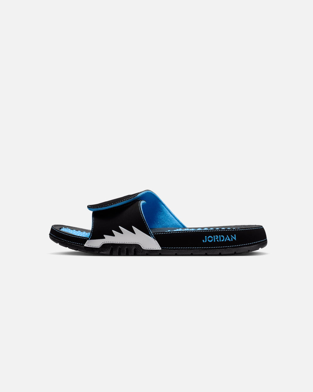 Men's Cushioned Sport Slide Sandals - Black/Blue