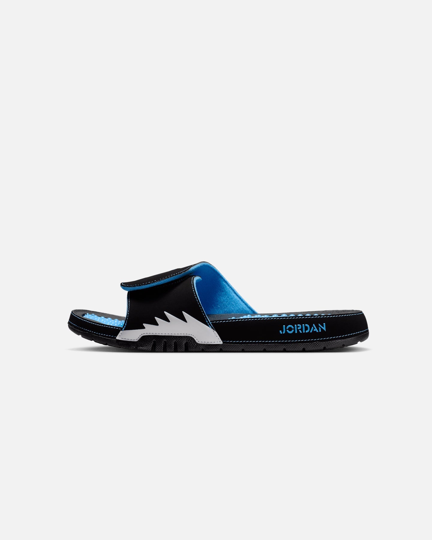 Men's Cushioned Sport Slide Sandals - Black/Blue