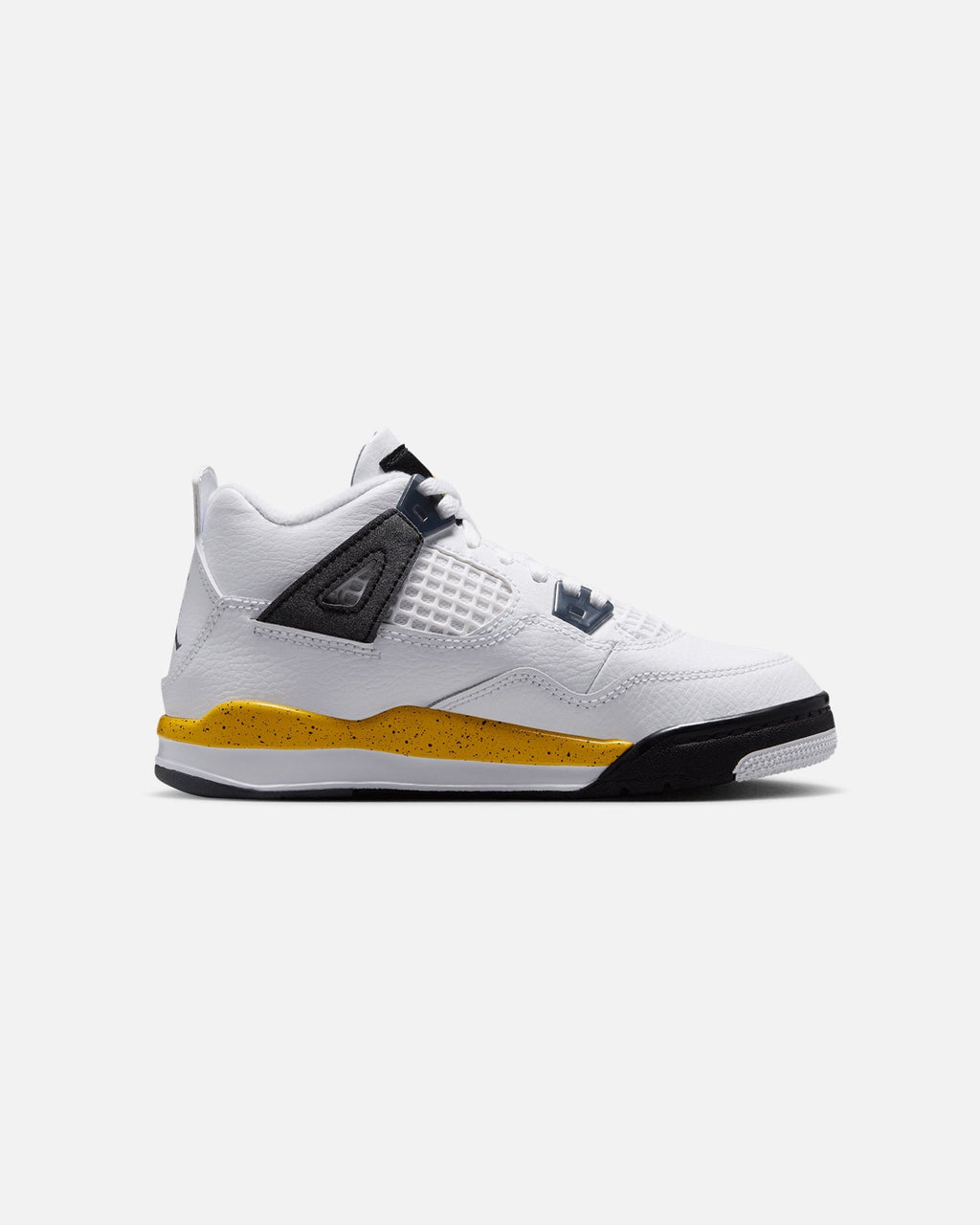 Kids' Athletic Mid-Cut Shoes - White & Tour Yellow